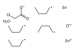 dibutyl-[dibutyl-(2-chloroacetyl)oxystannyl]oxytin,hydrate结构式