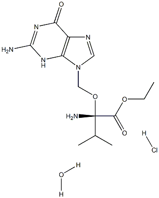 Valaciclovir Hydrochloride Monohydrate Structure