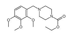 Trimetazidine N-Carboxylic Acid Ethyl Ester Structure