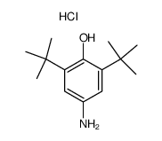 Phenol, 4-amino-2,6-bis(1,1-dimethylethyl)-, hydrochloride结构式