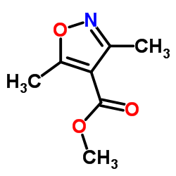 3,5-二甲基异噁唑-4-羧酸甲酯结构式