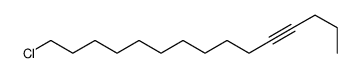 15-Chloro-4-pentadecyne Structure