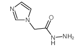 2-(1H-咪唑-1-基)乙酰肼结构式
