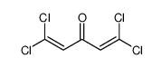 1,1,5,5-tetrachloropenta-1,4-dien-3-one结构式