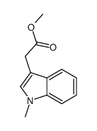 2-(1-甲基-1H-吲哚-3-基)乙酸甲酯结构式