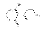 Propanedioic acid,2-hydrazinylidene-, 1,3-diethyl ester Structure
