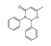 6-methyl-2,3-diphenyl-2H-1,3-oxazin-4-one结构式