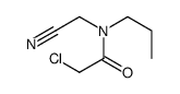 2-chloro-N-(cyanomethyl)-N-propylacetamide结构式