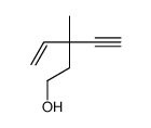 3-ethynyl-3-methylpent-4-en-1-ol Structure