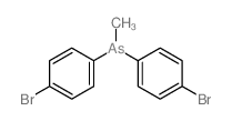 Arsine,bis(p-bromophenyl)methyl- (8CI)结构式