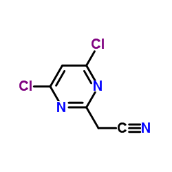 2-(4,6-二氯嘧啶-2-基)乙腈结构式