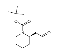 (R)-1-Boc-2-(2-Oxoethyl)Piperidine Structure