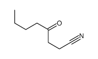 4-oxooctanenitrile Structure