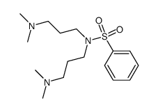 N,N-bis-(3-dimethylamino-propyl)-benzenesulfonamide Structure