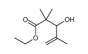 ethyl 3-hydroxy-2,2,4-trimethylpent-4-enoate Structure