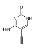 2(1H)-Pyrimidinone, 4-amino-5-ethynyl- (9CI) Structure