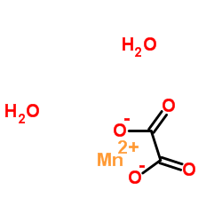 二水草酸锰(II)结构式