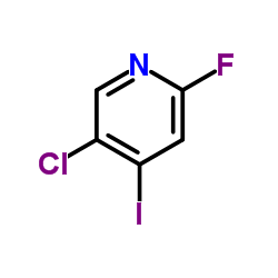 5-氯-2-氟-4-碘吡啶结构式