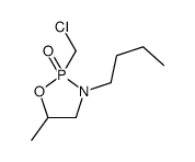 3-butyl-2-(chloromethyl)-5-methyl-1,3,2λ5-oxazaphospholidine 2-oxide Structure