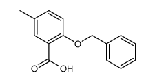 5-methyl-2-phenylmethoxybenzoic acid Structure