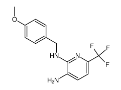 N2-(4-methoxybenzyl)-6-trifluoromethylpyridine-2,3-diamine Structure