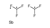 methyl-bis(trifluoromethyl)stibane结构式