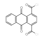 9,10-dioxoanthracene-1,4-dicarbonyl chloride结构式