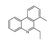 Phenanthridine, 6-ethyl-7-methyl- (9CI)结构式