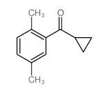 环丙基 2,5-二甲基苯基酮结构式