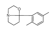 7a-(2,5-dimethylphenyl)-3,5,6,7-tetrahydro-2H-pyrrolo[2,1-b][1,3]oxazole Structure