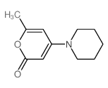 2H-Pyran-2-one,6-methyl-4-(1-piperidinyl)-结构式