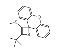 4-tert-butyl-3-methylsulfanylspiro[thiete-2,9'-xanthene] Structure