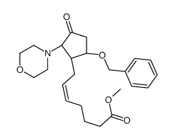 methyl (Z)-7-[(1R,2R,5S)-2-morpholin-4-yl-3-oxo-5-phenylmethoxycyclopentyl]hept-5-enoate Structure
