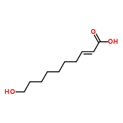 10-Hydroxy-2-decenoic acid Structure