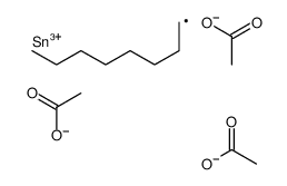 triacetoxyoctylstannane结构式