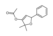 3-acetoxy-2,2-dimethyl-5-phenyl-2,5-dihydrofuran Structure