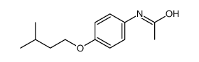 N-[4-(3-methylbutoxy)phenyl]acetamide结构式