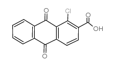 2-Anthracenecarboxylicacid, 1-chloro-9,10-dihydro-9,10-dioxo-结构式