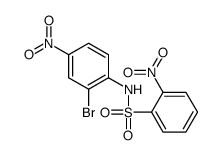 N-(2-bromo-4-nitrophenyl)-2-nitrobenzenesulfonamide Structure