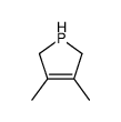 3,4-dimethyl-Δ3-phospholen Structure