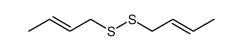 di-but-2-enyl disulfide Structure