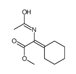methyl 2-acetamido-2-cyclohexylideneacetate Structure