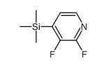 (2,3-difluoropyridin-4-yl)-trimethylsilane Structure