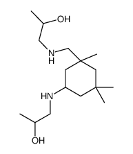 1-[[5-(2-hydroxypropylamino)-1,3,3-trimethylcyclohexyl]methylamino]propan-2-ol结构式