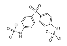 bis-[4-(dichlorophosphoryl-amino)-phenyl]-sulfone结构式