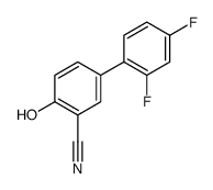 5-(2,4-difluorophenyl)-2-hydroxybenzonitrile Structure