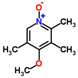 4-甲氧基-2,3,5-三甲基吡啶 N-氧化物结构式