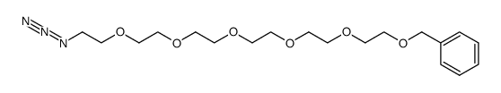 苄基-六聚乙二醇-叠氮结构式