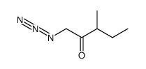 1-azido-3-methylpentan-2-one Structure