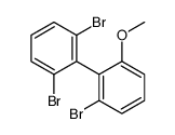 1,3-dibromo-2-(2-bromo-6-methoxyphenyl)benzene Structure